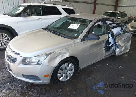 2013 Chevrolet Cruze Ls Auto из США, поврежденный, VIN 1G1PA5SH5D7288700